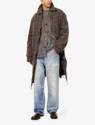 OUR LEGACY: V-Neck Patch-Pocket Wool-Alpaca Blend Cardigan