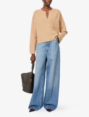 MAX MARA: Zibello Boxy-Fit Wool-And-Cashmere Jumper