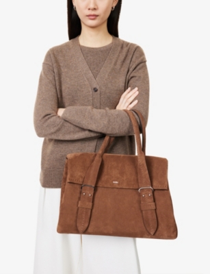 MAX MARA: Archetipo Leather Tote Bag