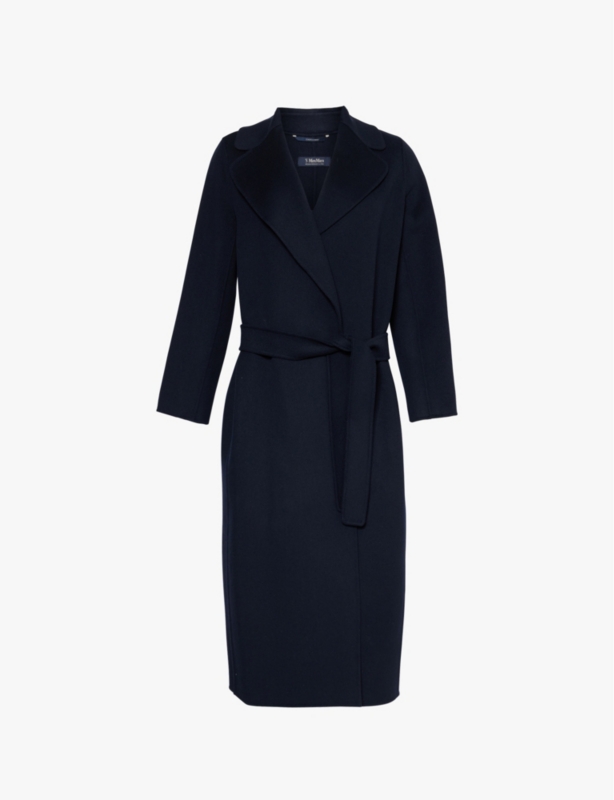 Poldo Wrap-Over Wool Coat