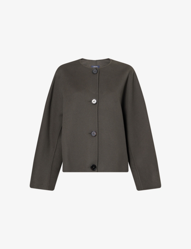 Kate Long-Sleeve Wool Jacket
