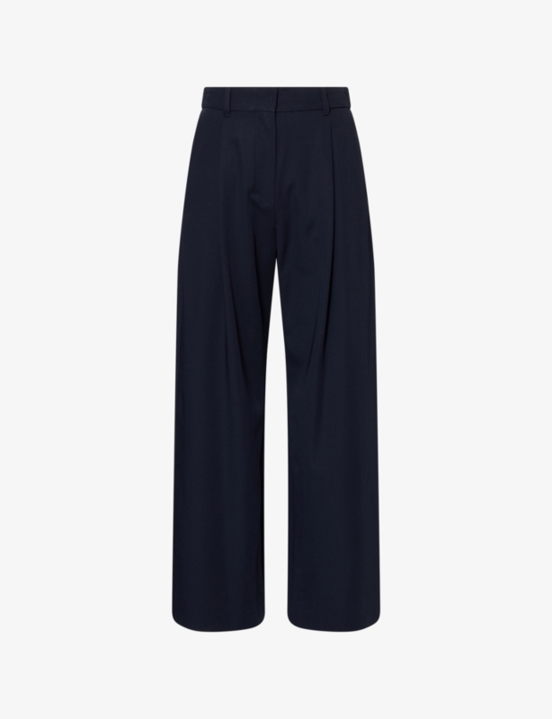 Siri Wide-Leg Wool Trousers