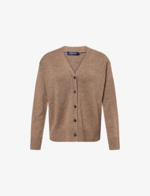 MAX MARA: Cedro V-Neck Wool and Cashmere-Blend Cardigan
