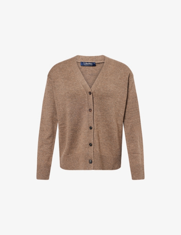 Cedro V-Neck Wool and Cashmere-Blend Cardigan