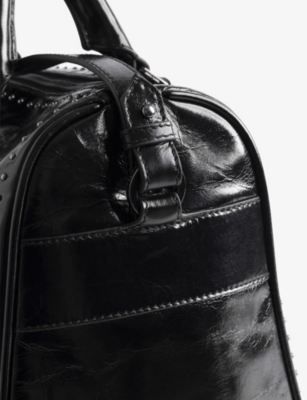 Zadig & Voltaire Womens Black Sunny Vibe Medium Patent-leather Tote Bag In Black