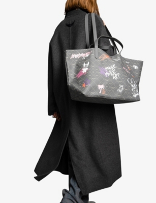 Zadig & Voltaire Womens Road Z Shopper Xl Coated-canvas Tote Bag