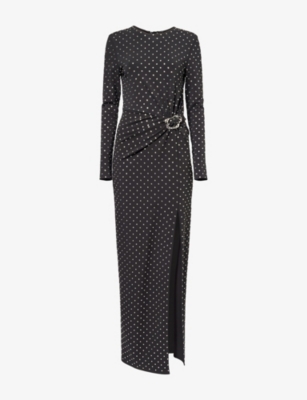 Womens Roland Mouret Diamante Studded Stretch-Woven Gown