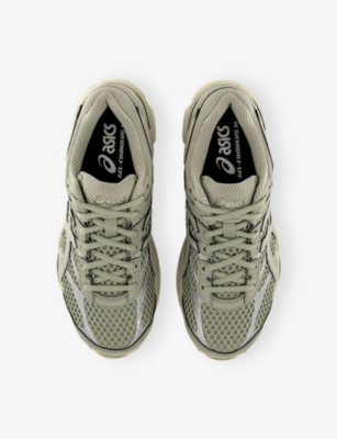 ASICS: GEL-CUMULUS 16 Mesh and Leather Trainers