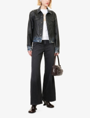 ACNE STUDIOS: Coated Classic Denim Jacket