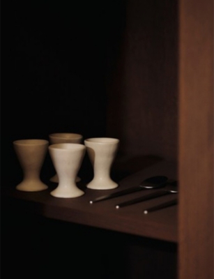 FERM LIVING: Flow Set of Two Stoneware Egg Cups 6.5cm