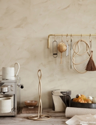 Ferm Living Pond Set Of Three Brass Trivets 25cm In Gold