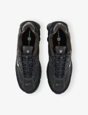 NIKE: Shox Ride 2 Mesh and Leather Trainers
