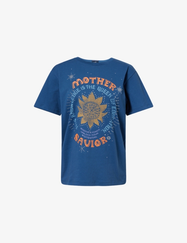 The Rowdy Graphic Print Cotton T-Shirt