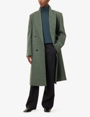 JW ANDERSON: Peak-Lapel Double-Breasted Wool Coat