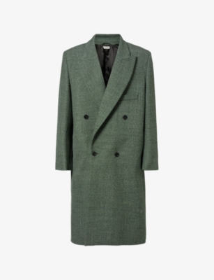 JW ANDERSON: Peak-Lapel Double-Breasted Wool Coat