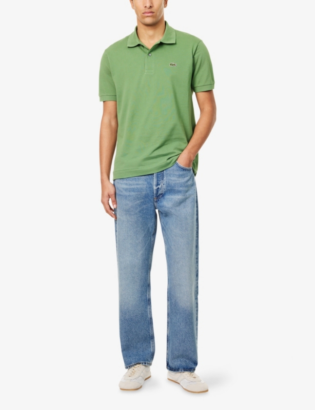 Brand-Patch Regular-Fit Cotton-Piqué Polo Shirt