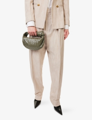 BOTTEGA VENETA: Mini Jodie Leather Hobo Bag