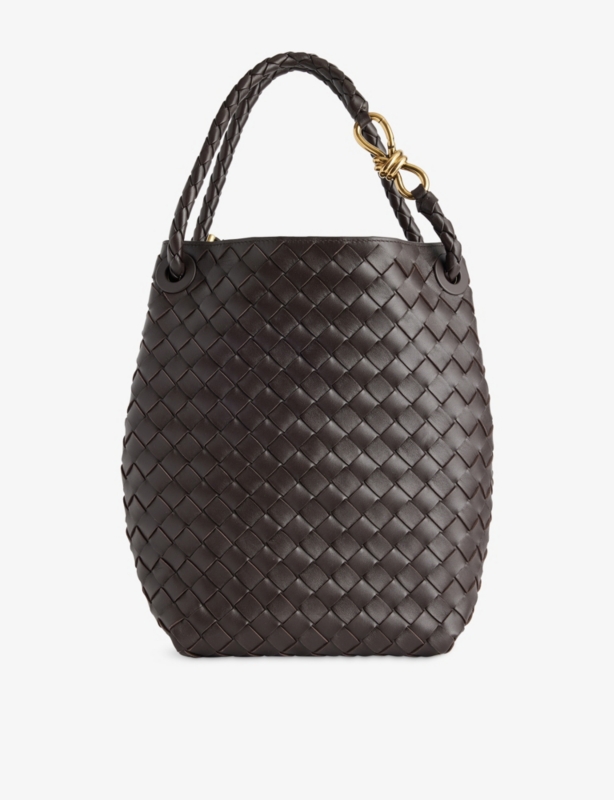 Andiamo Small Leather Bucket Bag