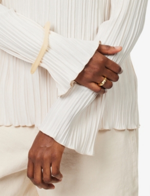 LIE STUDIO: The Amelia 18ct Yellow Gold-Plated Sterling Silver Ring