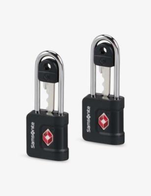 Samsonite Accessories Ta Revolution Tsa Pack Of Two Zinc-alloy Key Locks In Black