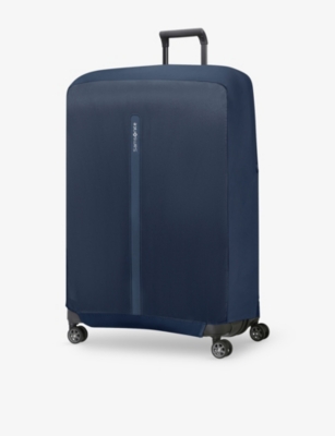 Samsonite Accessories Ta Revolution Extra-large Foldable Stretch-woven Luggage Cover In Blue