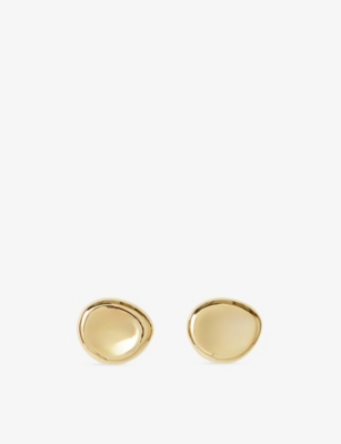 JOSEPH: Medium Bean Metal Earrings