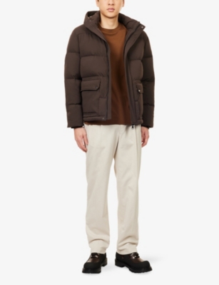 Raith Evertto Padded Shell Jacket In Brown