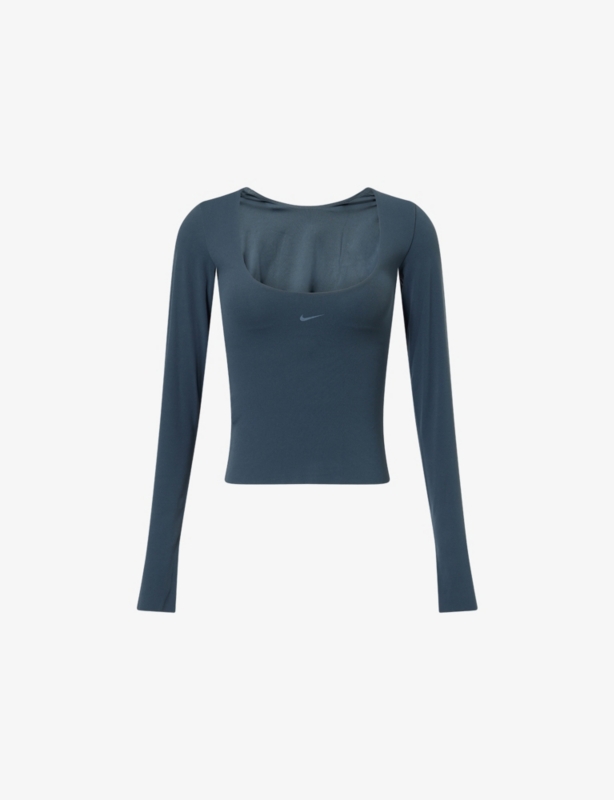 Dri-FIT Zenvy Long-Sleeve Stretch-Jersey Top