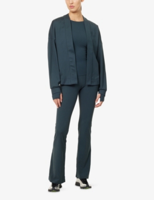 NIKE: Dri-FIT Zenvy Oversized Stretch-Woven Cardigan