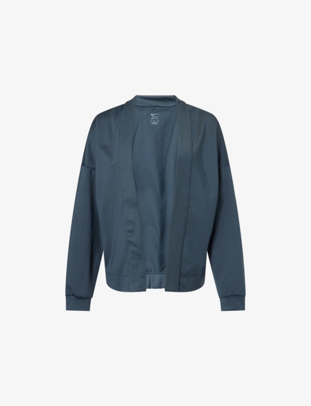 Dri-FIT Zenvy Oversized Stretch-Woven Cardigan