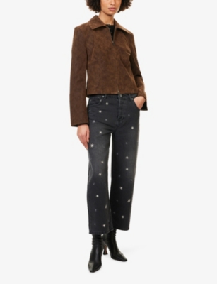 FREE PEOPLE: River Faux-Suede Jacket