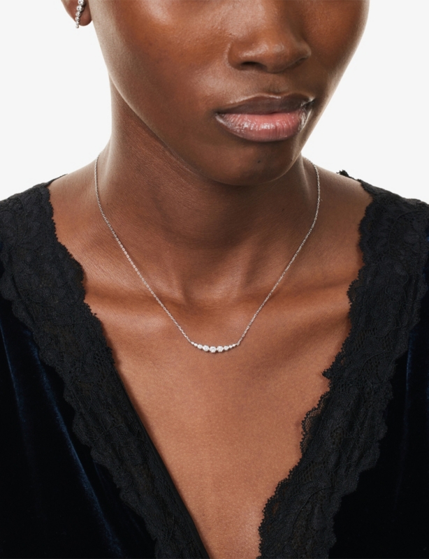 Carissa 925 Sterling Silver and Cubic Zirconia Necklace