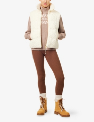 VARLEY: Irina Padded Knitted Gilet