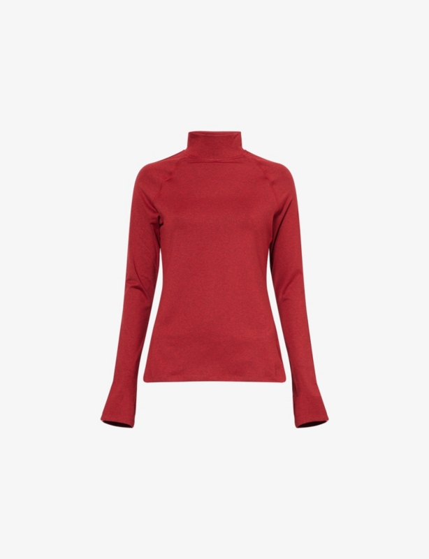 Always Warm Mock-Neck Baselayer Stretch-Woven Top