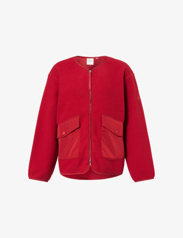 Marina Collarless Fleece Jacket
