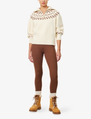 VARLEY: Aiden Drawstring Knitted Leggings