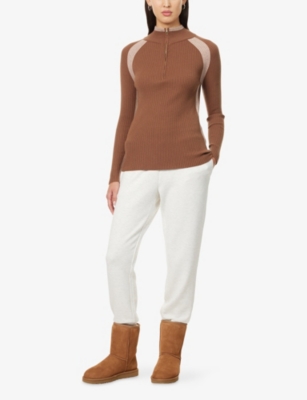 VARLEY: Bellings Quater-Zip Knitted Top