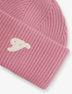 VARLEY: Carly Logo-Patch Rib-Knit Beanie