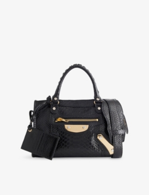 RESELFRIDGES: Pre-Loved Balenciaga City Classic Studs Leather Bag