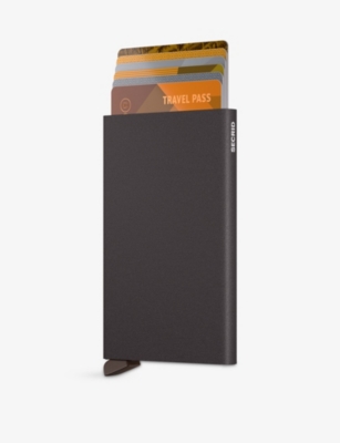 Secrid Cardprotector Powder Aluminium Wallet In Gray