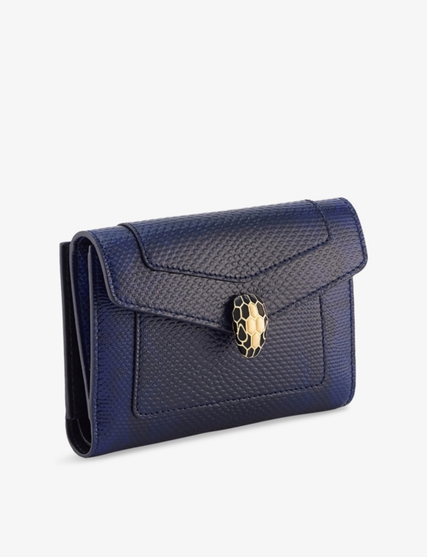 Serpenti Forever Large Leather Wallet