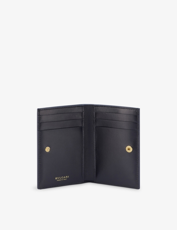 Serpenti Forever Folded Leather Card Holder
