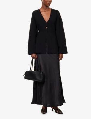 Dissh Womens Scout Long-sleeves Knitted Top Black In Black