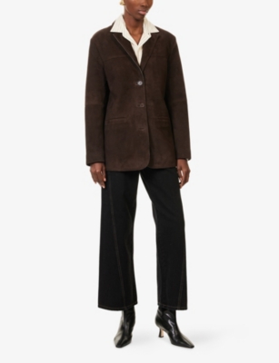 DISSH: Hendrix Notch-Lapel Suede Jacket