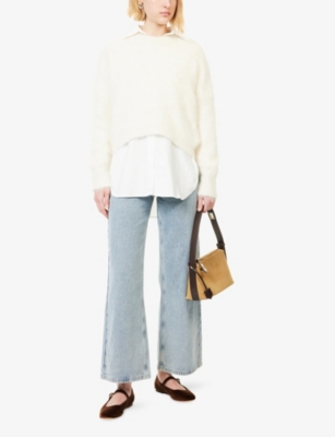 DISSH: Salma Tuck Sleeve Alpaca-Blend Jumper