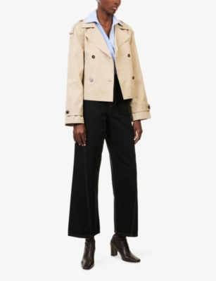 DISSH: Gabriel Cropped Cotton Trench