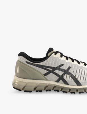 Asics Mens  Gel-quantum 360 Mesh And Suede Trainers In Gray