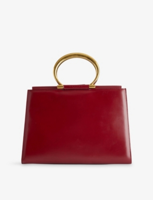 RESELFRIDGES: Pre-Loved Celine Ring Leather Satchel