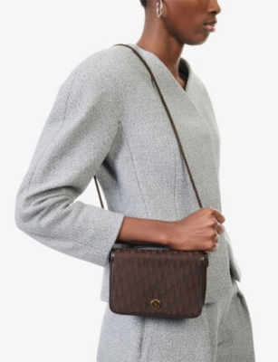 RESELFRIDGES: Pre-Loved Dior Diorissimo Trotter Canvas Cross-Body Bag