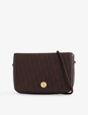 RESELFRIDGES: Pre-Loved Dior Diorissimo Trotter Canvas Cross-Body Bag